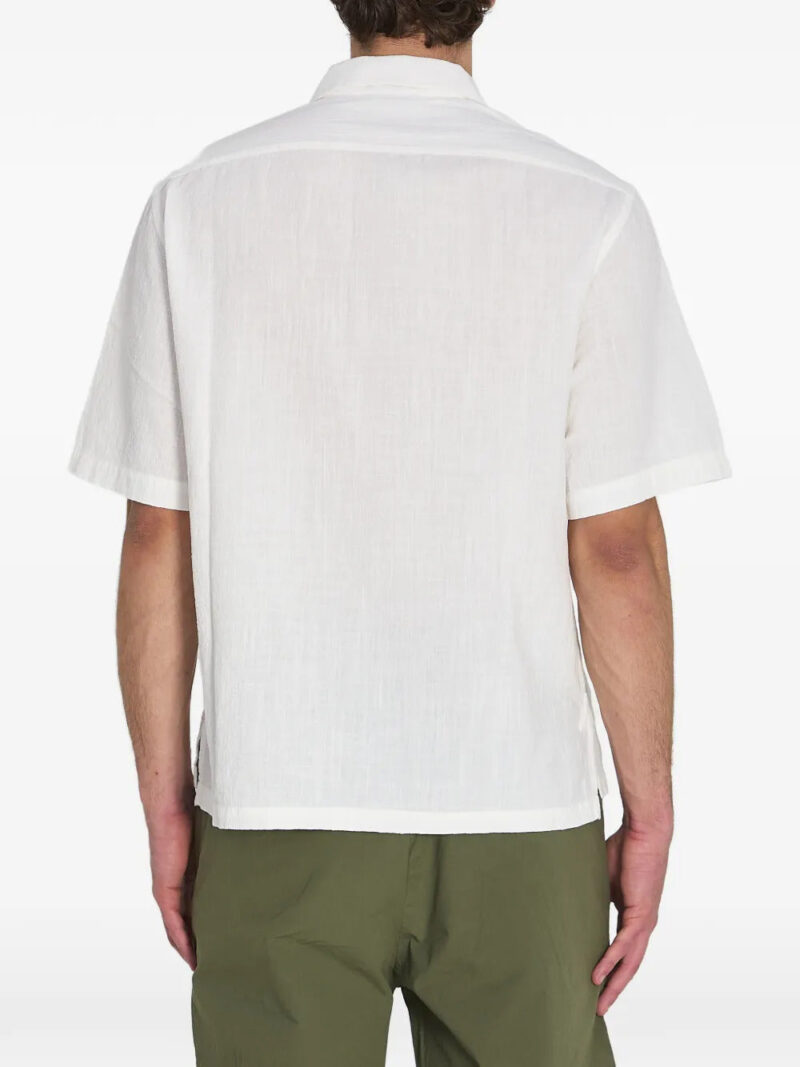 Barena Mola Lanchin crinkled short-sleeved shirt