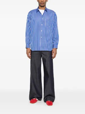 Comme Des Garçons striped pocket shirt