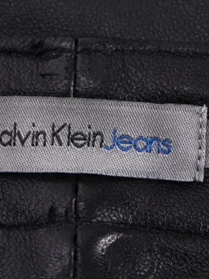 Calvin Klein Jeans leather trousers