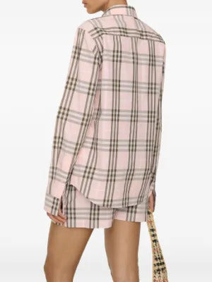 Burberry checked-pattern shirt