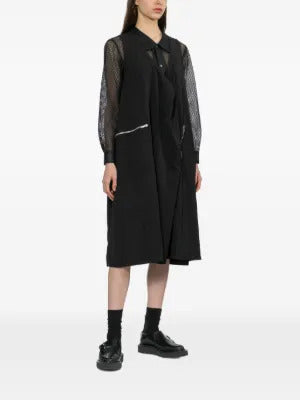 Black Comme Des Garçons  mesh shirt