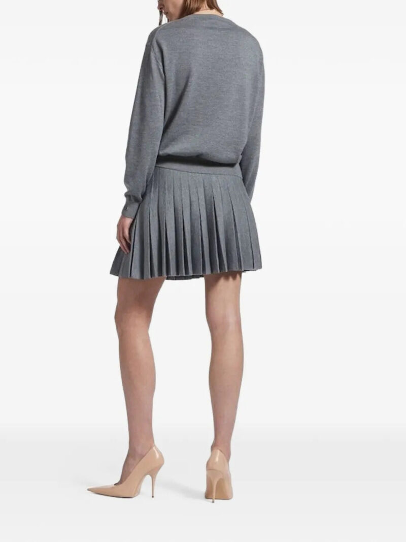 Balenciaga  pleated elasticated skirt