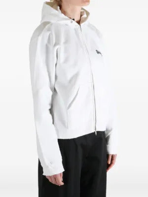Balenciaga graphic-print zip-up hoodie