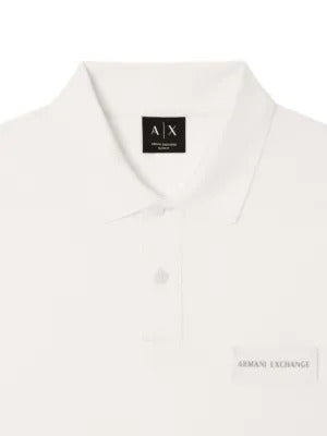 Armani Exchange  logo-patch polo shirt